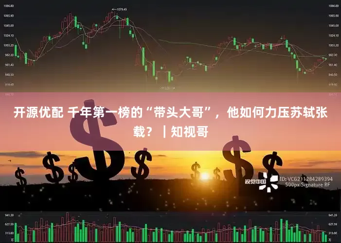 开源优配 千年第一榜的“带头大哥”，他如何力压苏轼张载？｜知视哥