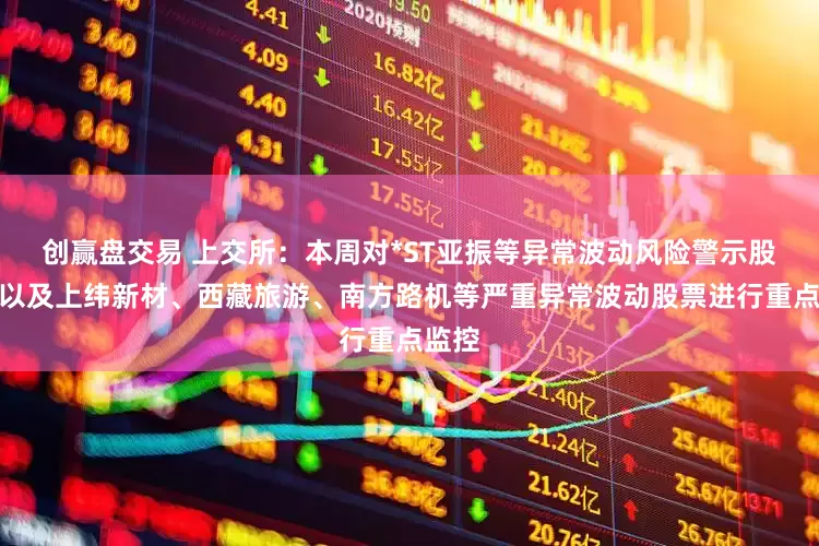 创赢盘交易 上交所：本周对*ST亚振等异常波动风险警示股票，以及上纬新材、西藏旅游、南方路机等严重异常波动股票进行重点监控